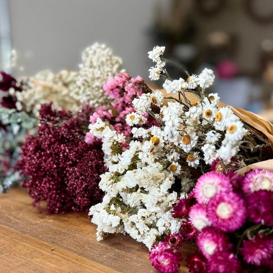 bulk pink burgundy dried flowers diy wedding forever