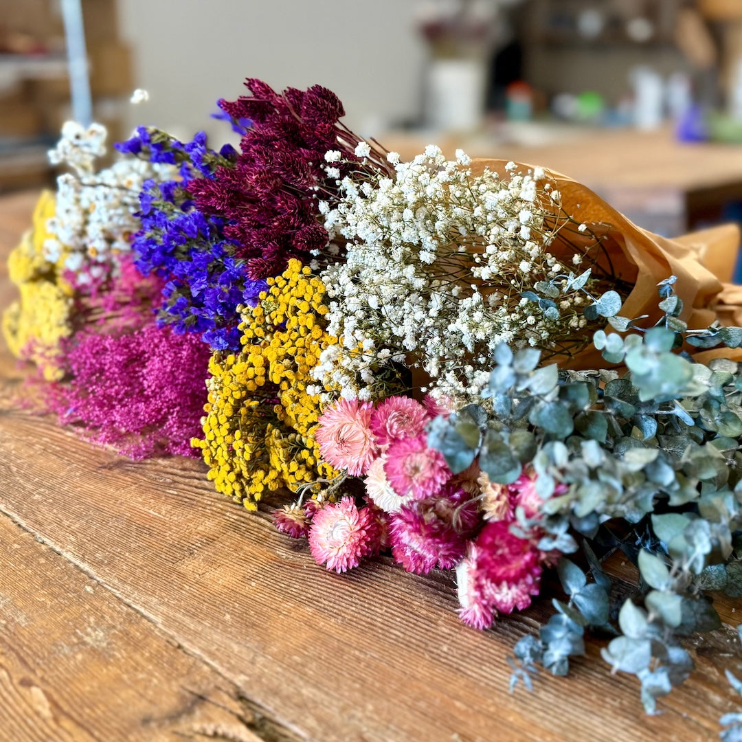 colorful bright jewel bulk diy dried flowers spring summer forever