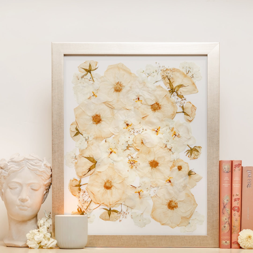 pressed flower preservation frame wedding dried flowers forever