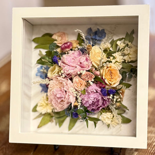 White 12" x 12" Shadow Box