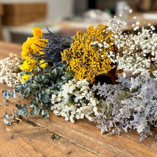 yellow lavender bulk dried flowers diy forever