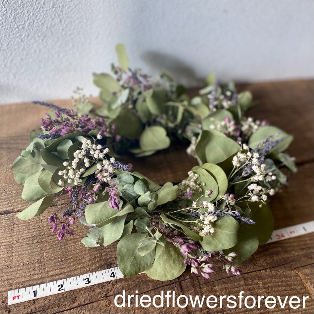 Dried Eucalyptus & Lavender Wreath