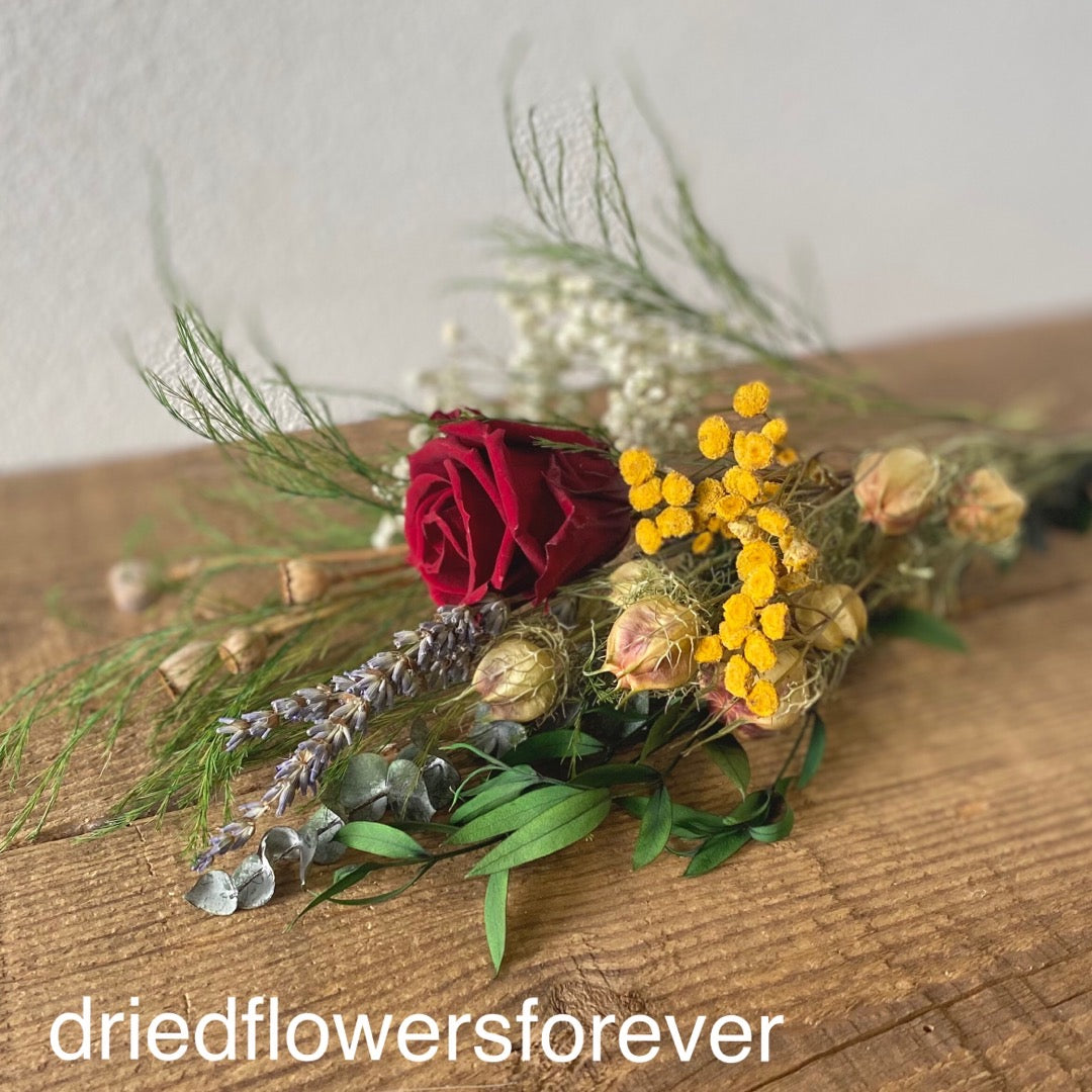 Forever Red Rose Bud Vase Bouquet