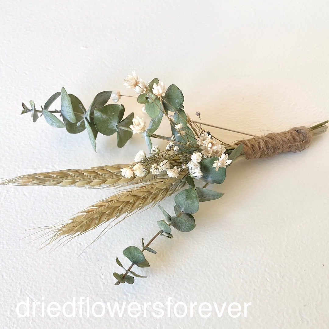 eucalyptus boutonniere