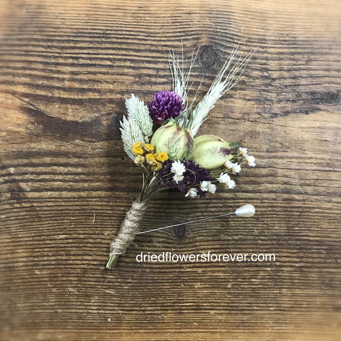 Purple Vintage Wedding Bouquet