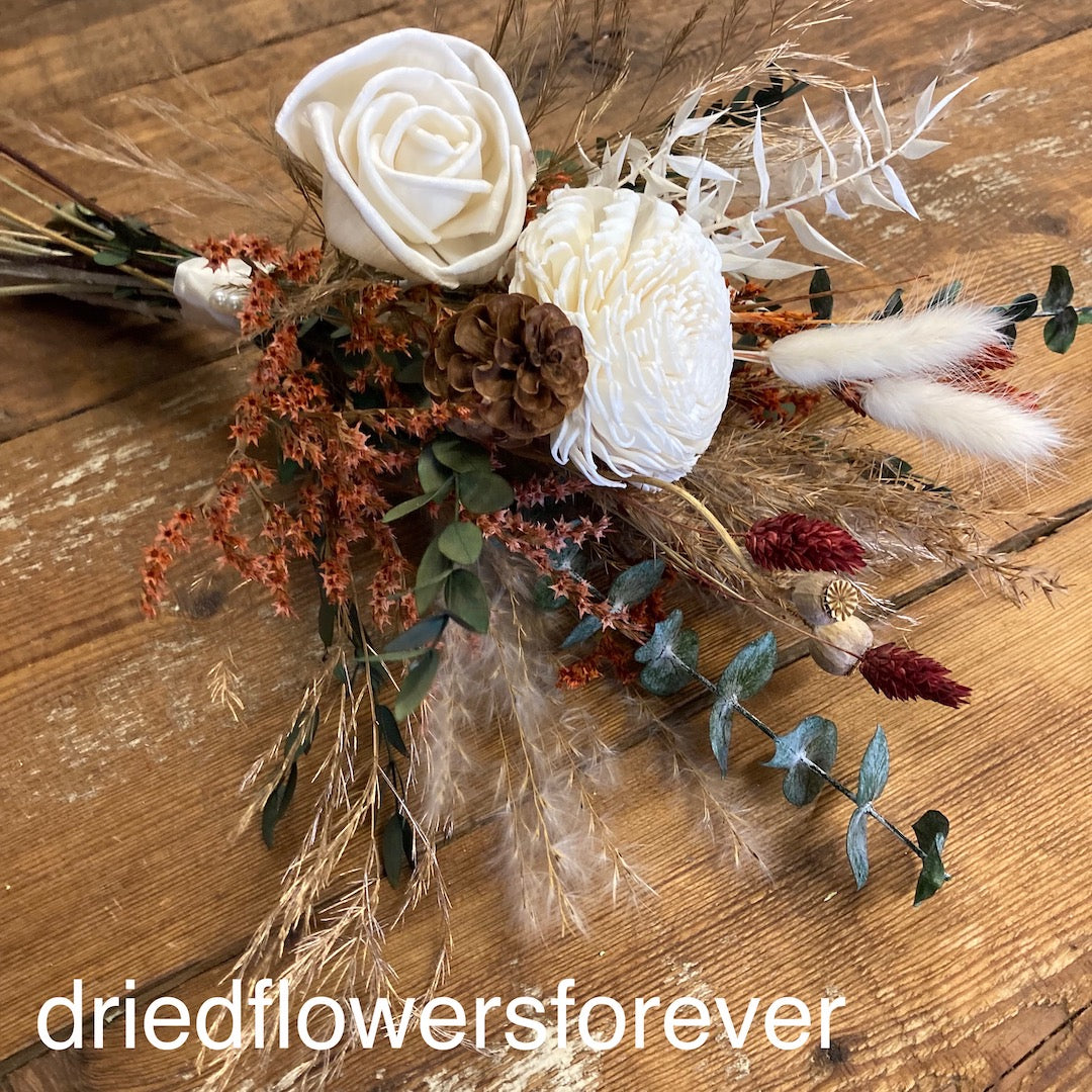 Dried Flower Decor Natural Dried Flowers/Bridal Bouquet Pampas