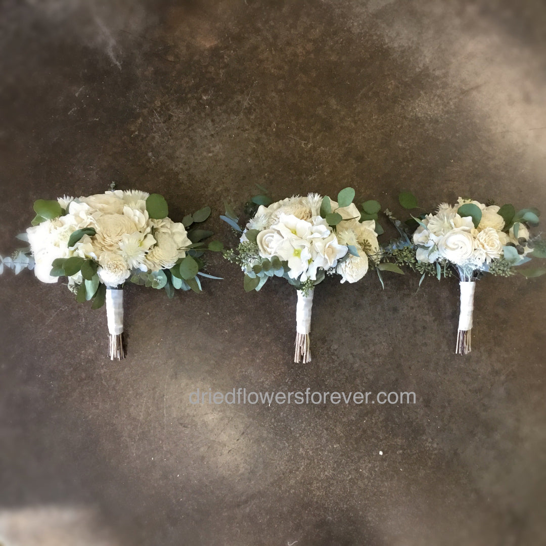 wedding-bouquet-white-green-classic-dried-flowers-forever