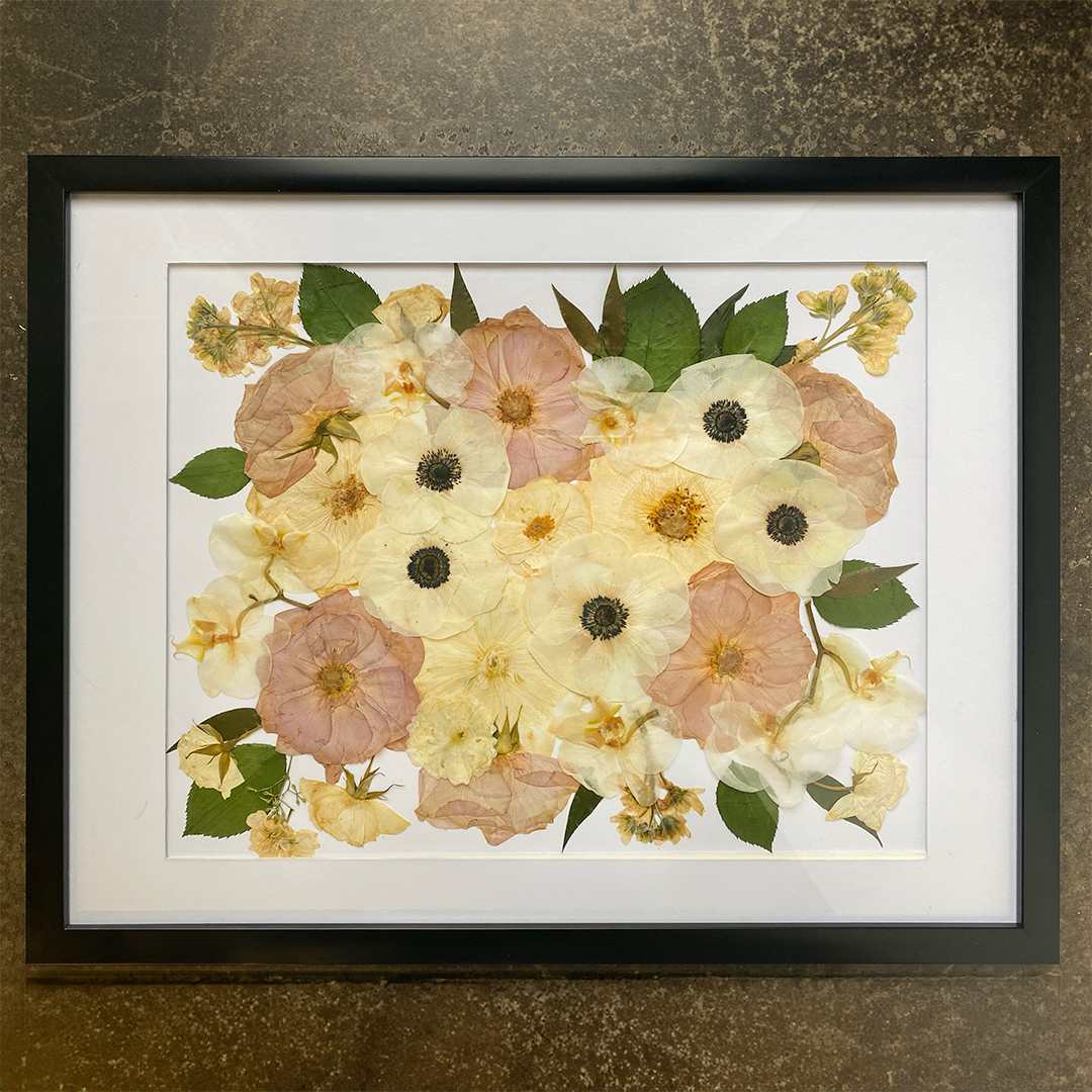 Wedding-bouquet-preservation-pressed-flowers-dried-flowers-forever-custom-frame