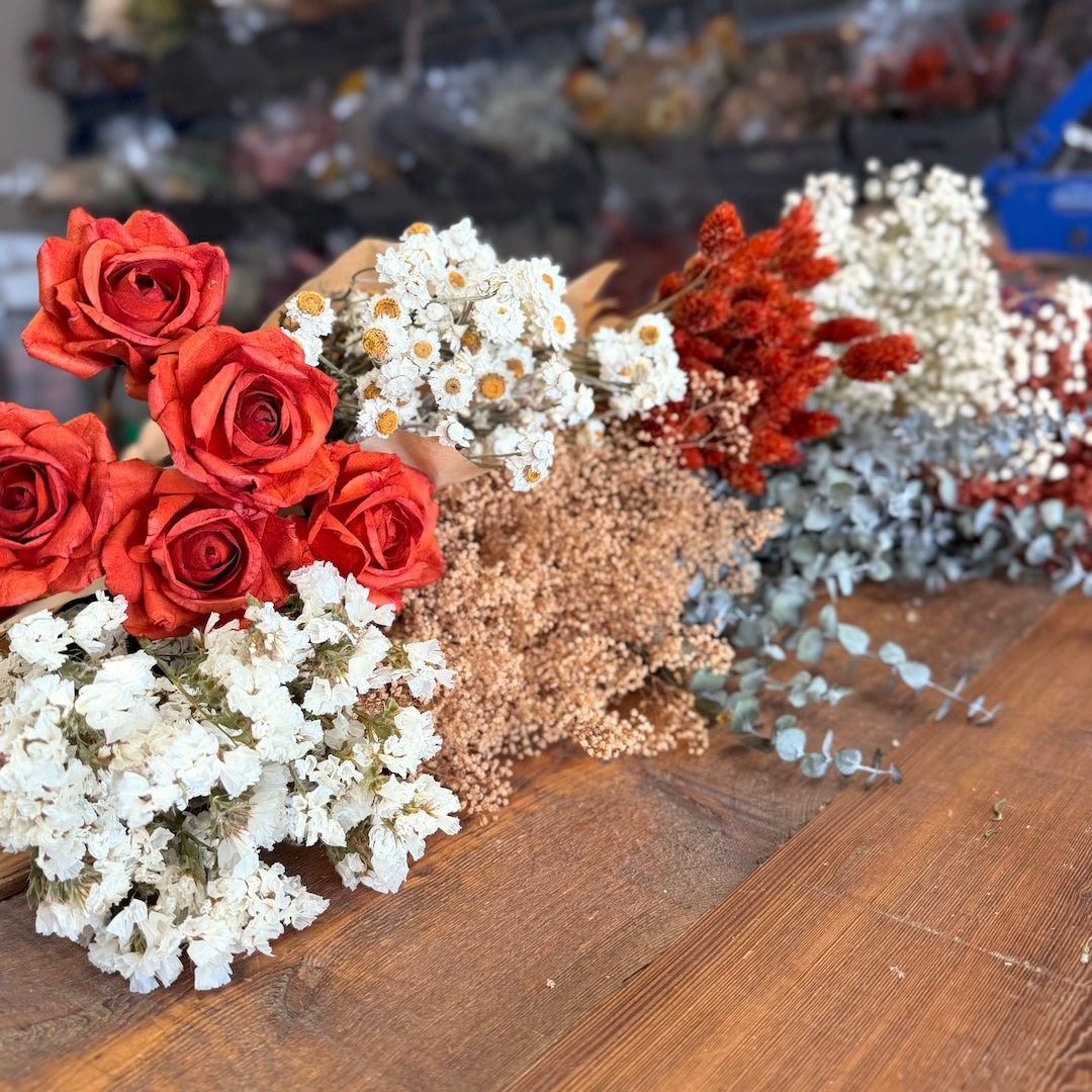 orange-diy-bulk-dried-flowers-wedding-forever