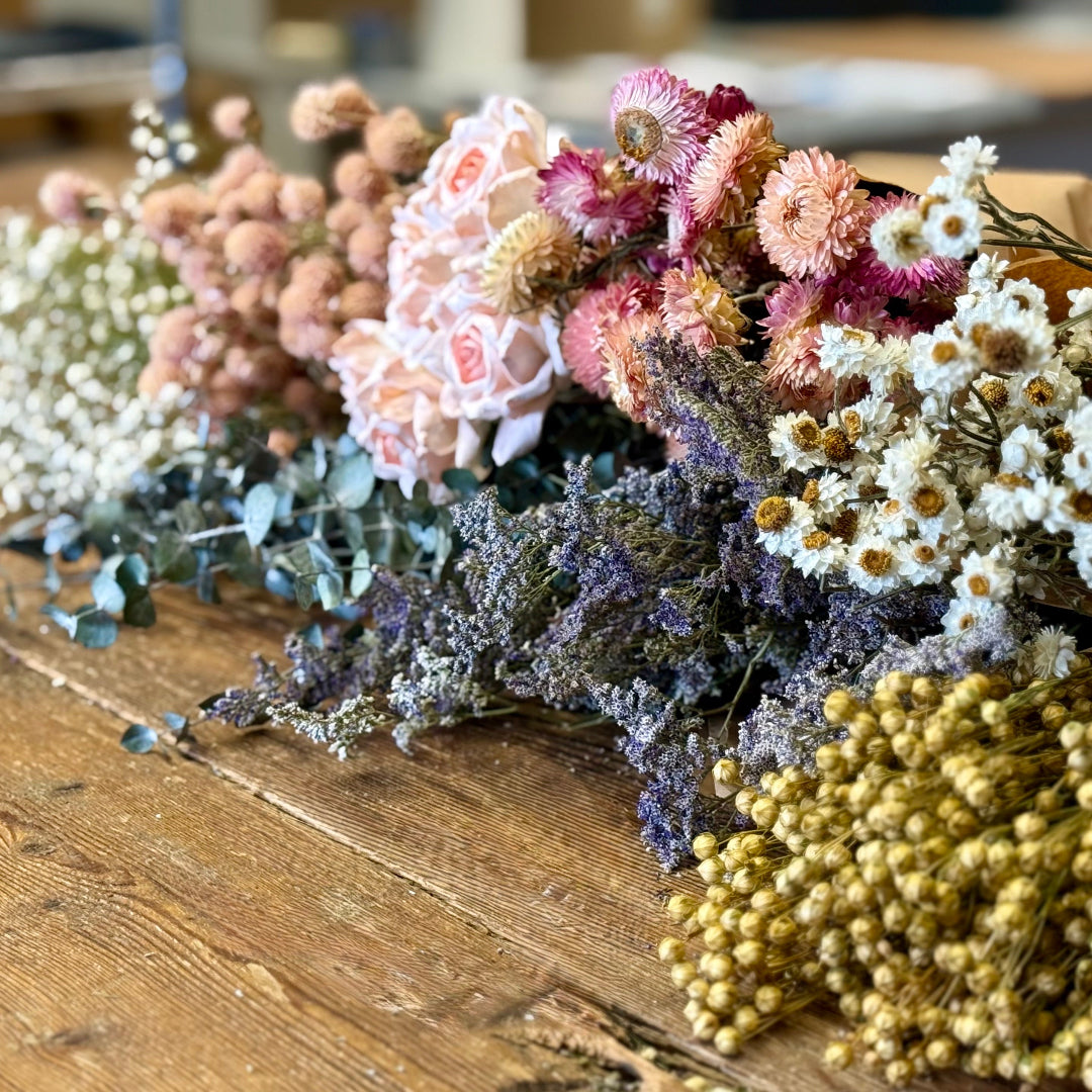 pink-peach-wedding-flowers-bulk-diy-dried-flowers