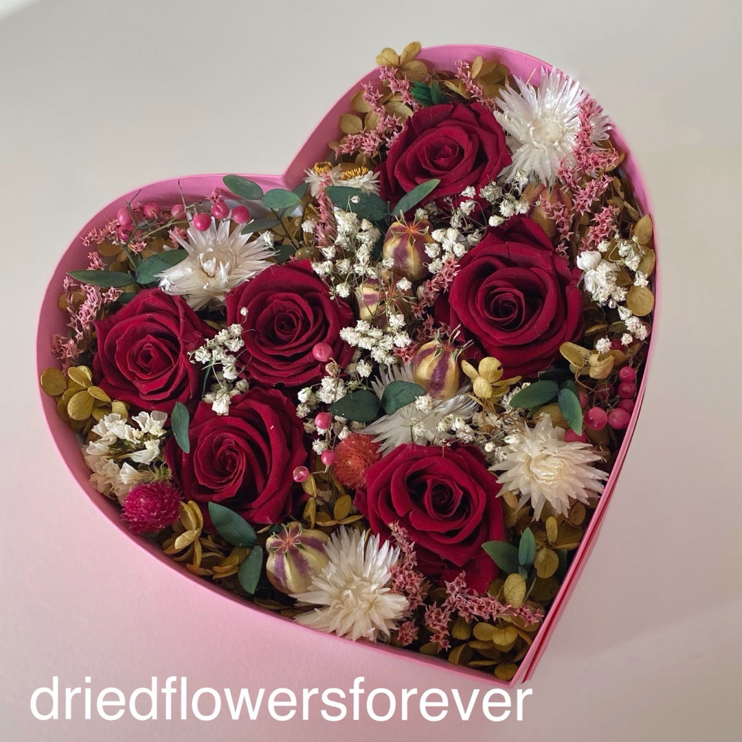 Heart Shape Flower Box - Darling Darleen