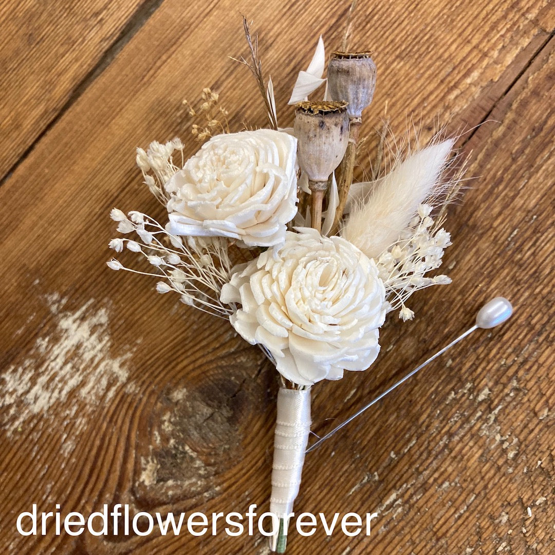 White Wedding - Dried Flowers Forever
