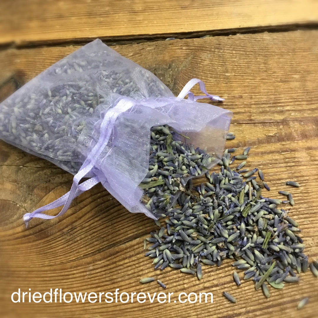 lavender buds bag sachet blue purple wedding toss dried
